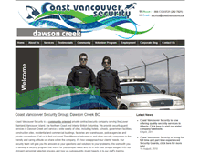Tablet Screenshot of dawsoncreek.coastvancouversecurity.com