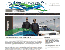 Tablet Screenshot of powellriver.coastvancouversecurity.com